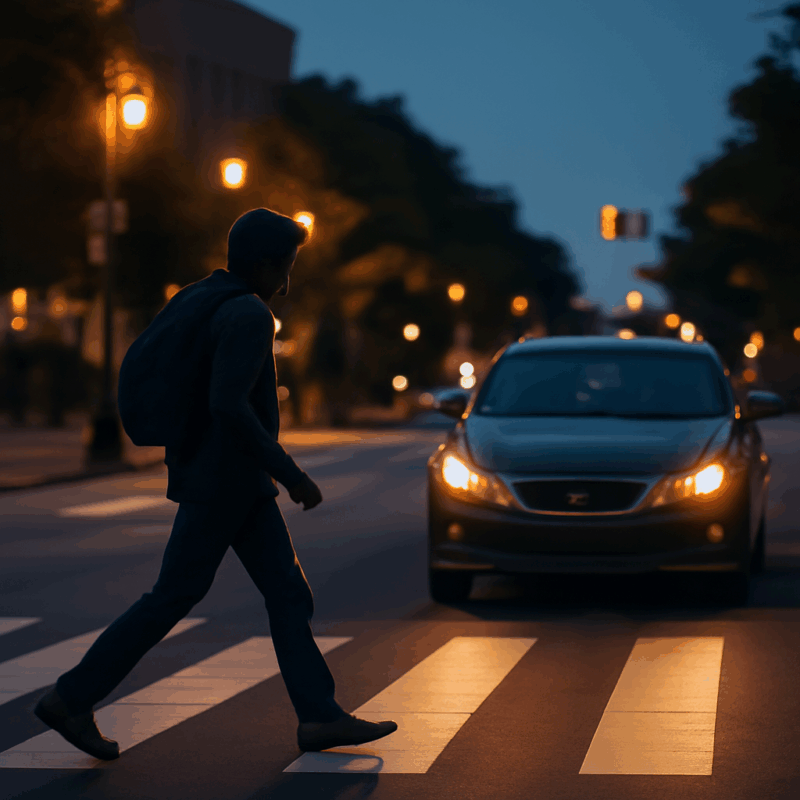 Daylight Saving Time Ends: Evening Pedestrian Crashes in El Paso and How to Prove Driver Fault