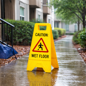 Apartment Complex Slip and Fall Accidents in Rainy Spring Weather: Can the Property Owner Be Liable?