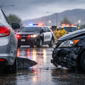April Rain Accidents in El Paso: How Wet Roads Change Fault in Texas Car Crash Claims