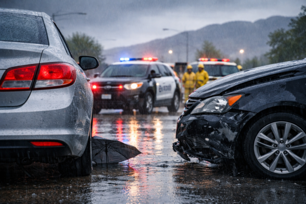April Rain Accidents in El Paso: How Wet Roads Change Fault in Texas Car Crash Claims