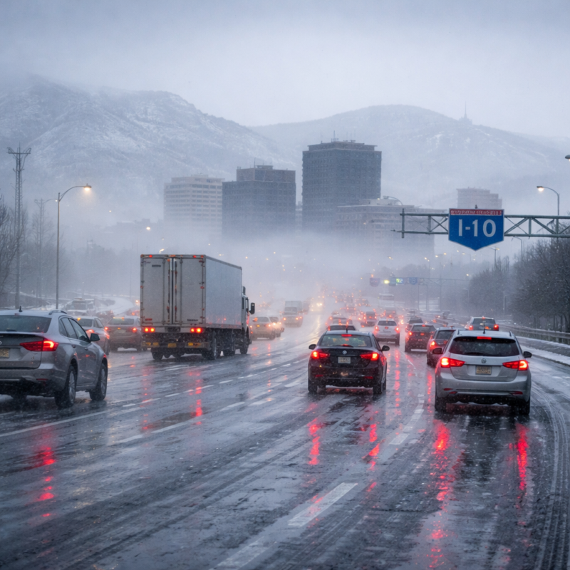 Why Winter Mornings Make El Paso’s I-10 Especially Dangerous