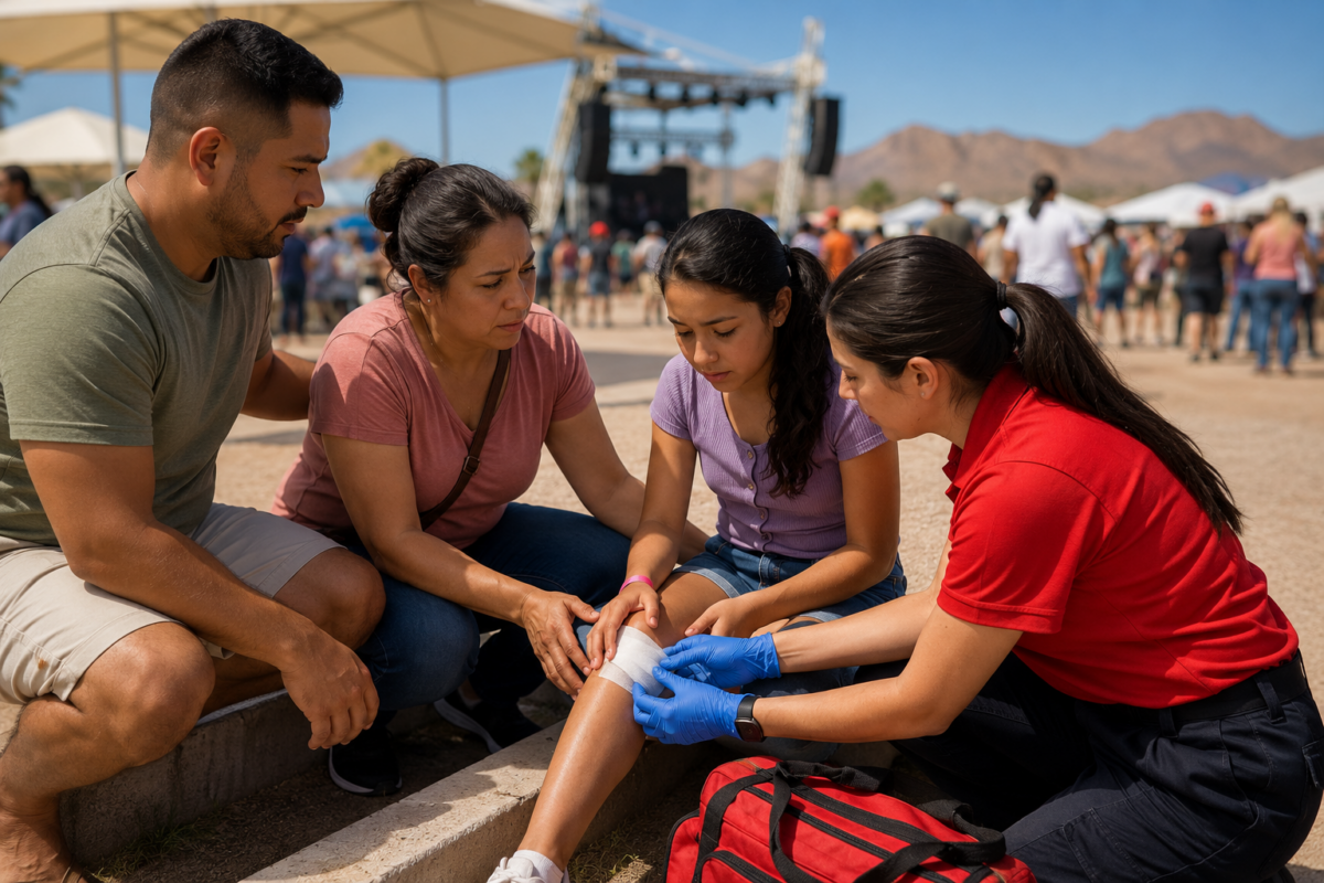 Most Common Injuries at Texas Summer Festivals and Events